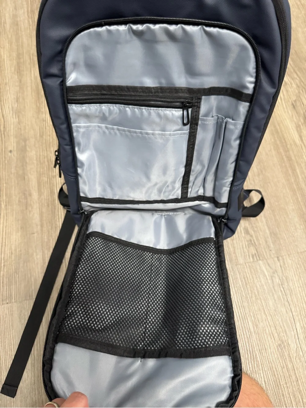 Heroic Knight Laptop Travel Business Waterproof Backpack Blue